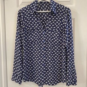 Express Portofino shirt butterfly blouse 🦋 size M